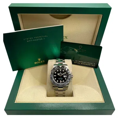 Pre-owned Rolex New  Gmt-master Ii 40mm Bruce Wayne Oyster Watch 126710grnr In Multi