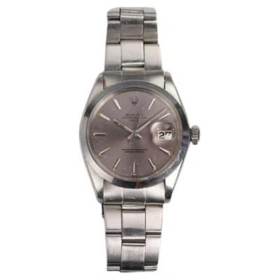Pre-owned Rolex Op 1500 Lavender Dial Watch In Steel Case, 1960-70 In Purple
