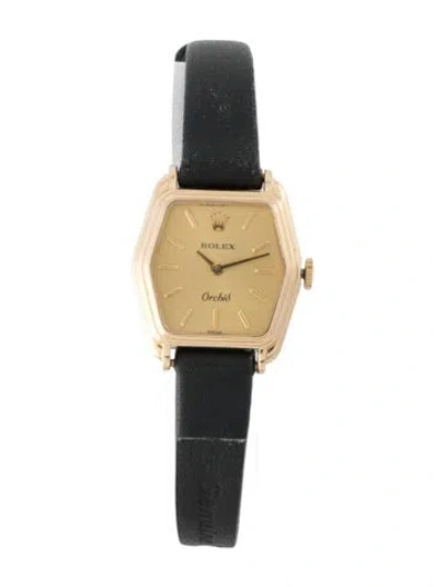 Pre-owned Rolex Orchid Watch In Multi