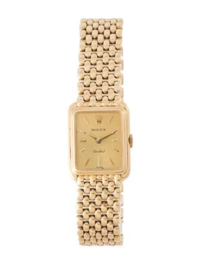 Pre-owned Rolex Orchid Watch In Multi