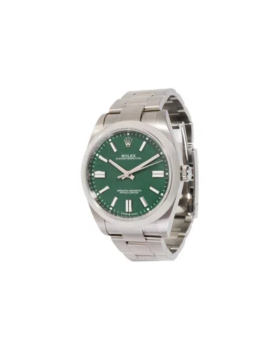 Rolex Oyster Perpetual 124300 Men's Watch In Stainless Steel In Silver
