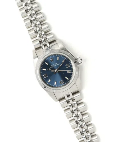 Rolex Oyster Perpetual 25mm Ref 6730 1997 Watch In Silver