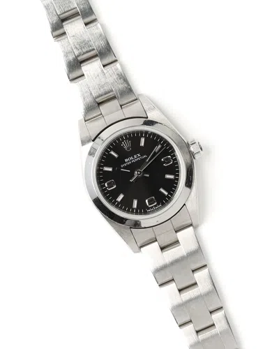 Rolex Oyster Perpetual 25mm Ref 76080 2002 Full Set Watch In Pattern