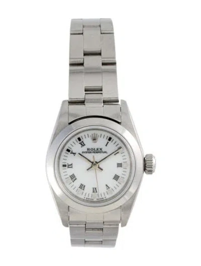 Pre-owned Rolex Oyster Perpetual, 26mm In Multi