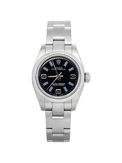 Pre-owned Rolex Oyster Perpetual 26mm Watch In Black