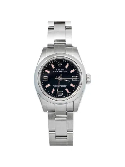 Pre-owned Rolex Oyster Perpetual 26mm Watch In Black
