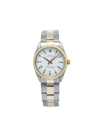 Pre-owned Rolex Oyster Perpetual 26mm In White