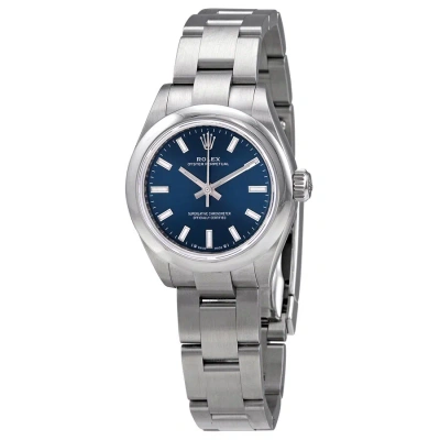 Rolex Oyster Perpetual 28 Automatic Chronometer Blue Dial Ladies Watch 276200blso