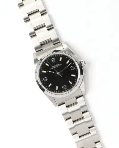 Rolex Oyster Perpetual 31mm Full Set 1996 Watch In Black