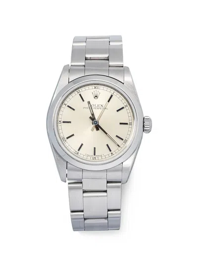 Pre-owned Rolex Oyster Perpetual 31mm Watch In Neutrals