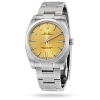 ROLEX ROLEX OYSTER PERPETUAL 34 CHAMPAGNE DIAL STAINLESS STEEL BRACELET AUTOMATIC MEN'S WATCH 114200CSO