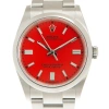 ROLEX ROLEX OYSTER PERPETUAL 36 AUTOMATIC CHRONOMETER CORAL RED DIAL WATCH 126000CRLRDSO