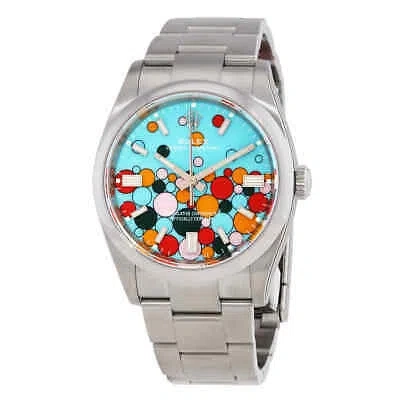 Pre-owned Rolex Oyster Perpetual 36 Celebration Dial Automatic Chronometer Watch