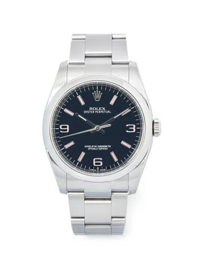 Pre-owned Rolex Oyster Perpetual 36mm Watch In Black