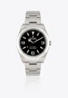 Rolex Oyster Perpetual Explorer With Black Dial In Black