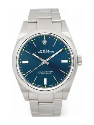 Pre-owned Rolex Oyster Perpetual 39 Watch, 39mm In Multi