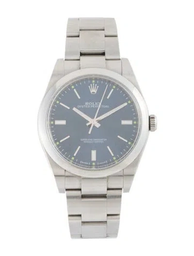 Pre-owned Rolex Oyster Perpetual 39 Watch, 39mm In Multi