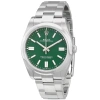ROLEX ROLEX OYSTER PERPETUAL 41 AUTOMATIC GREEN DIAL MEN'S WATCH 124300GNSO