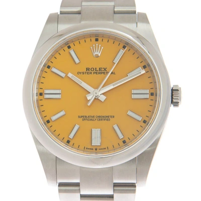 Rolex 2022 Unworn Oyster Perpetual 41mm In Yellow