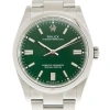 ROLEX ROLEX OYSTER PERPETUAL AUTOMATIC CHRONOMETER GREEN DIAL MEN'S WATCH 126000GNSO