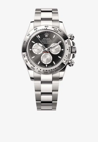 Rolex Oyster Perpetual Cosmograph Daytona 40 Watch In White Gold