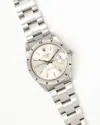 Rolex Oyster Perpetual Date 34mm Ref 15210 1995 Watch In Silver