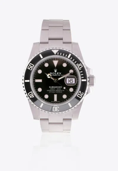 Rolex Oyster Perpetual Date Submariner In Silver