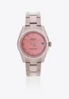 Rolex Oyster Perpetual Datejust 31 With Pink Dial In Pink