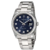 ROLEX ROLEX OYSTER PERPETUAL DATEJUST 36 BLUE DIAL STAINLESS STEEL BRACELET AUTOMATIC LADIES WATCH 116244B