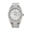 Rolex Oyster Perpetual Datejust Automatic Watch Stainless Steel 36 In White