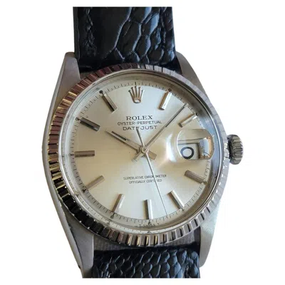 Pre-owned Rolex Oyster Perpetual Datejust Ref 1603 Mens 1960s 36mm Vintage Automatic Ra684 In Multi