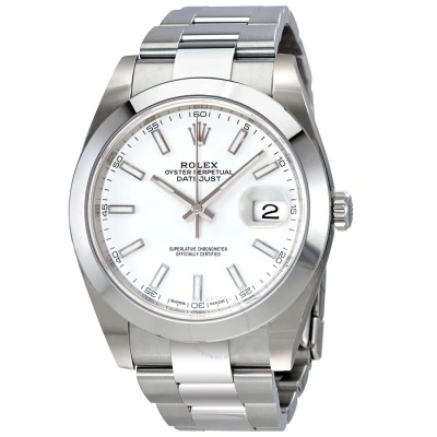 Rolex Oyster Perpetual Automatic White Dial Men's Watch 126300wso