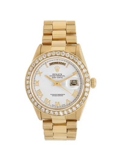 Rolex Oyster Perpetual Day-date 36mm Watch In Gold