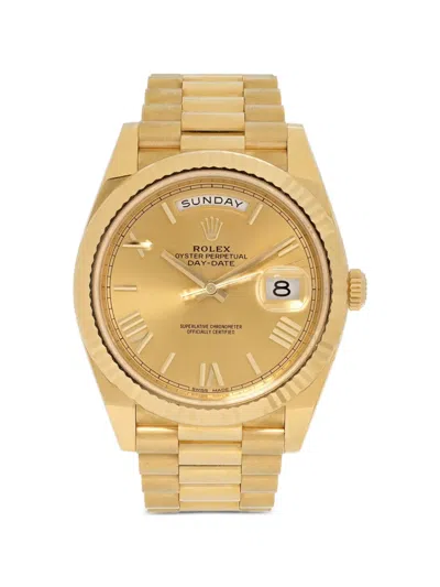 Pre-owned Rolex Oyster Perpetual Day-date 40mm In Gold