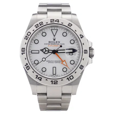 Pre-owned Rolex Oyster Perpetual Explorer Ii 216570 Men's Watch, Stainless Steel In Multi