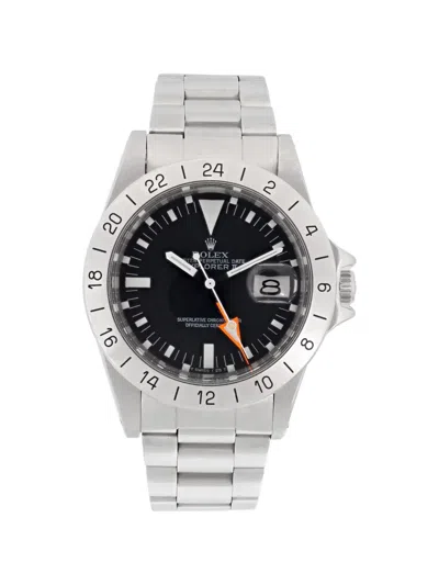 Pre-owned Rolex Oyster Perpetual Explorer Ii 40mm Watch In Black