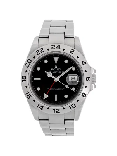 Pre-owned Rolex Oyster Perpetual Explorer Ii 40mm Watch In Black
