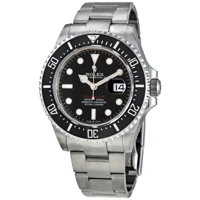 Rolex Oyster Perpetual Sea-dweller 43 Mm Ceramic Bezel Stainless Steel Men's Watch 126600bkso In Black