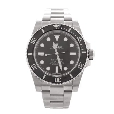 Rolex Oyster Perpetual Submariner Automatic Watch Stainless Steel And Cerachrom 40 In Black