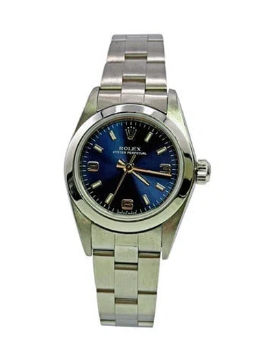 Pre-owned Rolex Oyster Perpetual Watch, 24mm In Multi