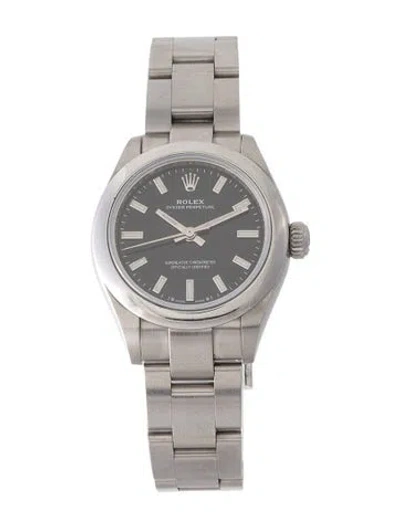 Pre-owned Rolex Oyster Perpetual Watch, 26mm In Multi