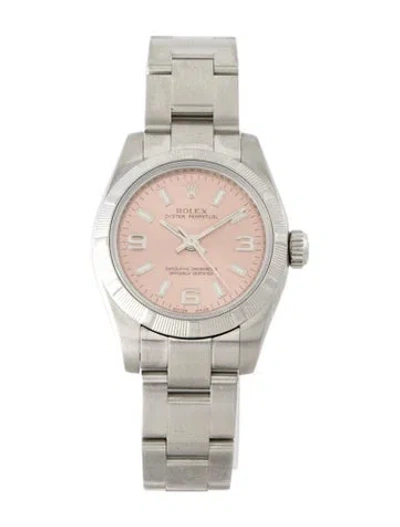 Pre-owned Rolex Oyster Perpetual Watch, 26mm In Multi