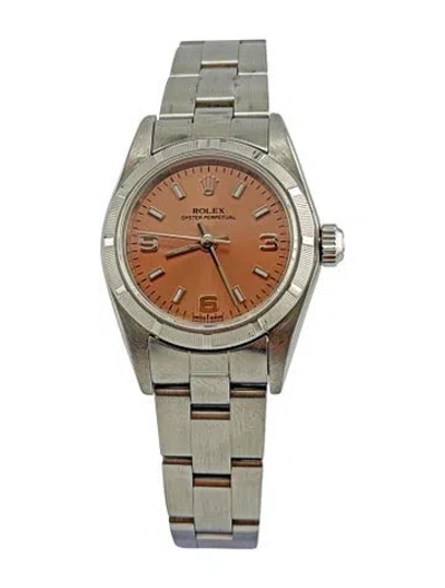 Pre-owned Rolex Oyster Perpetual Watch, 26mm In Multi
