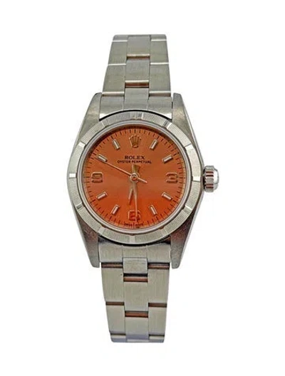 Pre-owned Rolex Oyster Perpetual Watch, 26mm In Multi