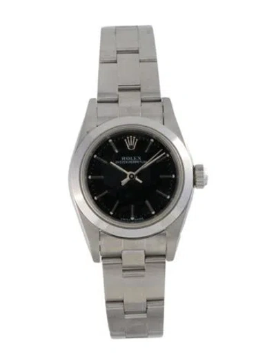 Pre-owned Rolex Oyster Perpetual Watch, 26mm In Multi