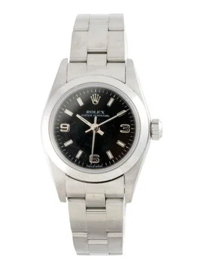 Pre-owned Rolex Oyster Perpetual Watch, 26mm In Multi