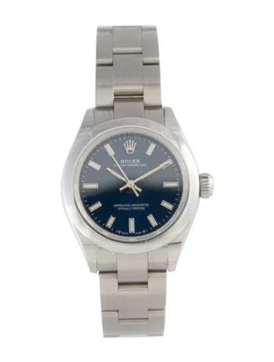 Pre-owned Rolex Oyster Perpetual Watch, 28mm In Multi