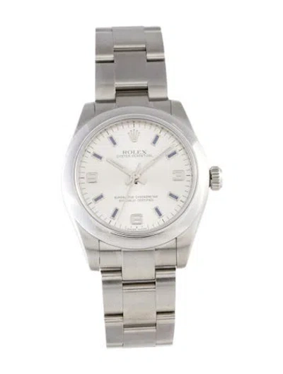 Pre-owned Rolex Oyster Perpetual Watch, 31mm In Multi