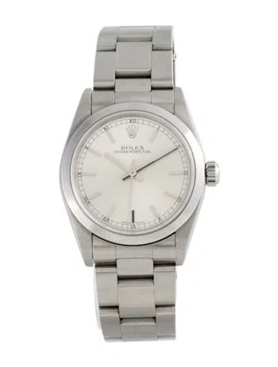 Pre-owned Rolex Oyster Perpetual Watch, 31mm In Multi