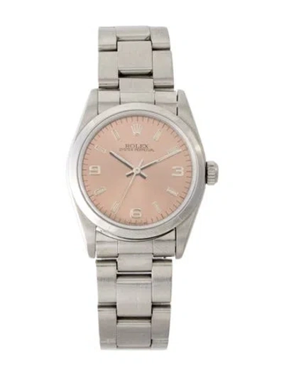 Pre-owned Rolex Oyster Perpetual Watch, 31mm In Multi